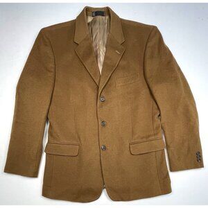 EMANUEL Ungaro Mens 42R CASHMERE Capuccino Brown SPORT COAT Jacket 38021 Read